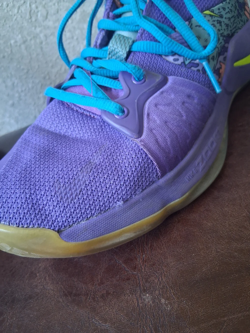 Nike PG2 Mamba Mentality Shoe - Size 8.5  Sneakers Zoom Purple Rare